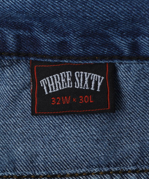 417 EDIFICE（フォーワンセブンエディフィス）の「【360 / three sixty】OG Baggy Fit 5 Pocket Denim（デニムパンツ・メンズ・ブルー/ブラック・32）」の7枚目の写真