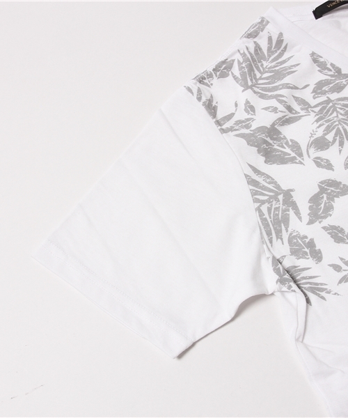 VENCEEXCHANGE（ヴァンスエクスチェンジ）の「花柄グラデーションTシャツ  （Tシャツ/カットソー・メンズ・オフホワイト/ダークグリーン/ブラック・MEDIUM/SMALL/LARGE）」の9枚目の写真