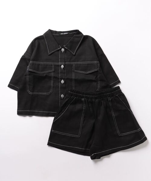 SpRay（スプレイ）の「ステッチショートスリーブセットアップ