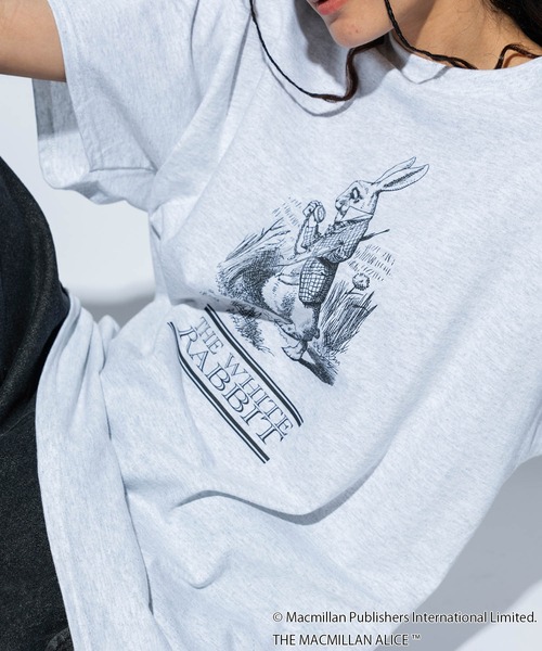 re_k by JUNRED（レクバイジュンレッド）の「マクミラン・アリスコラボ / アートワーク半袖Tee（Tシャツ/カットソー・メンズ・ライトグレー/グレー系その他/グレー・L/M/S）」の16枚目の写真