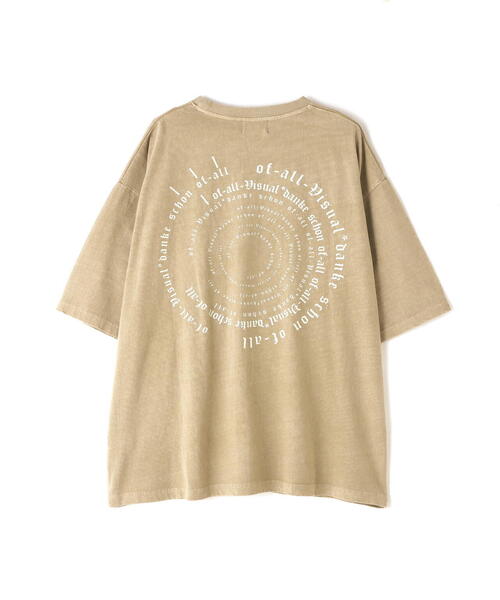 DANKE SCHON(ダンケシェーン)の「【WEB&DEPOT限定】DankeSchon/活性染SPIRAL S/S Tee(Tシャツ/カットソー・メンズ・ブラック/ベージュ・L/M)」の12枚目の写真