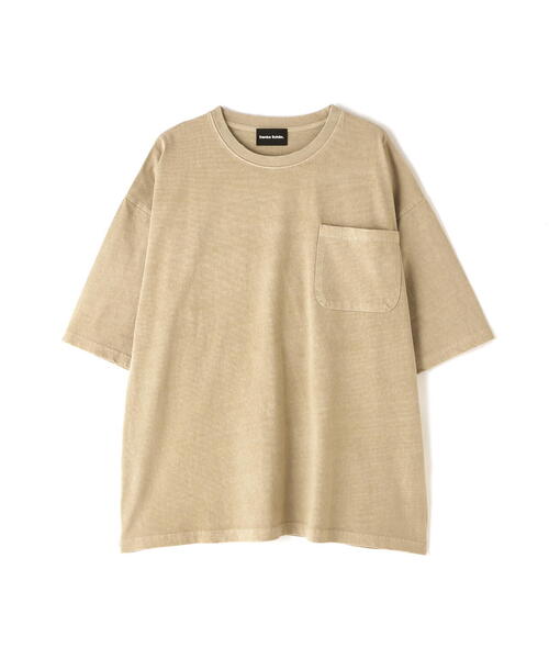 DANKE SCHON(ダンケシェーン)の「【WEB&DEPOT限定】DankeSchon/活性染SPIRAL S/S Tee(Tシャツ/カットソー・メンズ・ブラック/ベージュ・L/M)」の16枚目の写真