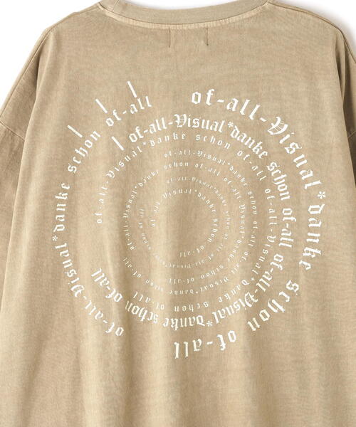 DANKE SCHON(ダンケシェーン)の「【WEB&DEPOT限定】DankeSchon/活性染SPIRAL S/S Tee(Tシャツ/カットソー・メンズ・ブラック/ベージュ・L/M)」の21枚目の写真