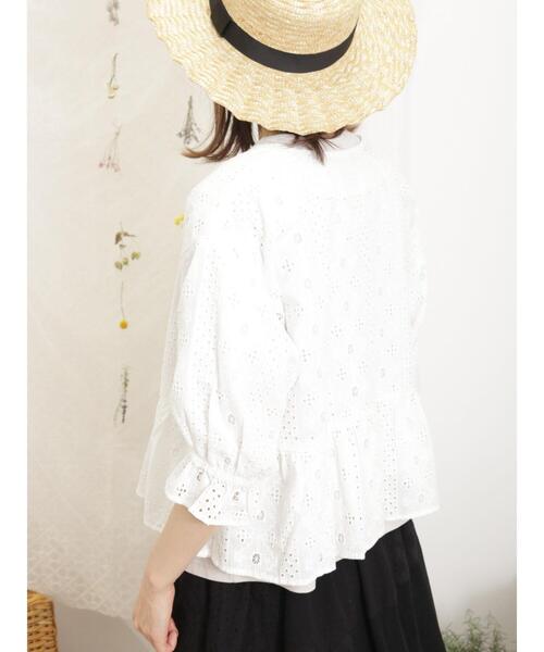 Samansa Mos2（サマンサ モスモス）の「オーバーレース裾フリル