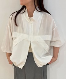 シアーワイドブルゾン