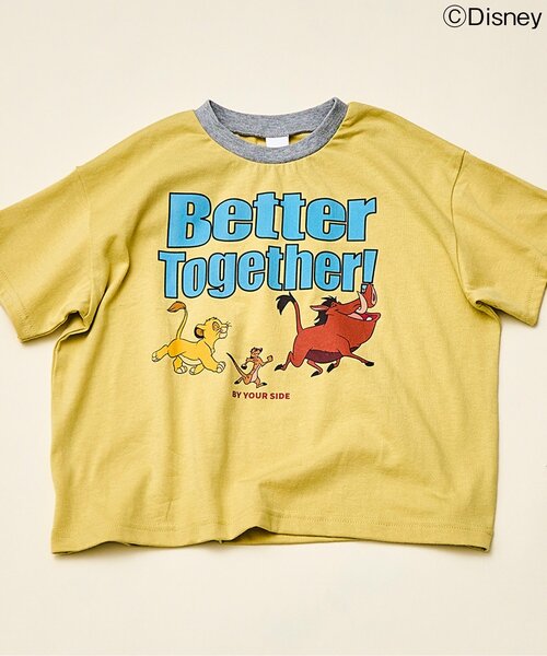 Disney(ディズニー)の「【WEB限定】ディズニーキャラクターTシャツ(Tシャツ/カットソー・キッズ・チャコール/パープル/イエロー/レッド/エメラルド/オフホワイト・80/90/100/110/120/130/140)」の5枚目の写真