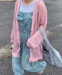 CRB（シーアールビー）の「デニムキャミサロペット（サロペット/オーバーオール）」