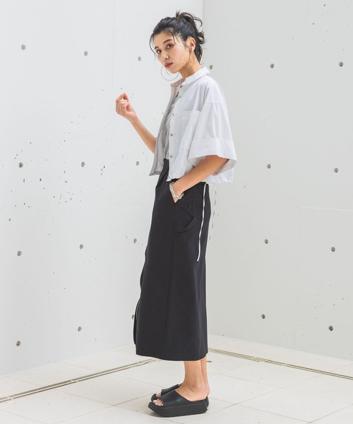 【セール】【HEREIAM】撥水／ドロストヘムシャツ（シャツ/ブラウス）｜HEREIAM（ヘレイアム）