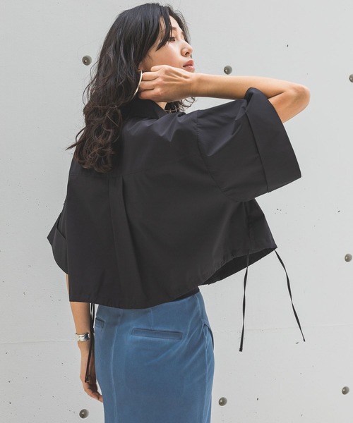 【セール】【HEREIAM】撥水／ドロストヘムシャツ（シャツ/ブラウス）｜HEREIAM（ヘレイアム）