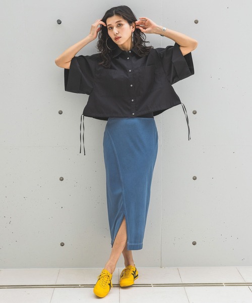 【セール】【HEREIAM】撥水／ドロストヘムシャツ（シャツ/ブラウス）｜HEREIAM（ヘレイアム）