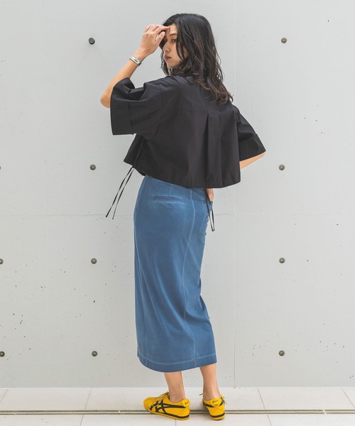 【セール】【HEREIAM】撥水／ドロストヘムシャツ（シャツ/ブラウス）｜HEREIAM（ヘレイアム）