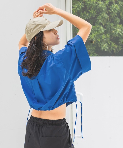 【セール】【HEREIAM】撥水／ドロストヘムシャツ（シャツ/ブラウス）｜HEREIAM（ヘレイアム）