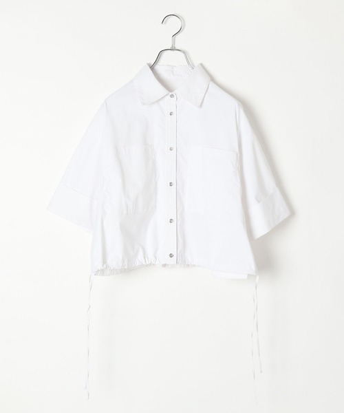 【セール】【HEREIAM】撥水／ドロストヘムシャツ（シャツ/ブラウス）｜HEREIAM（ヘレイアム）