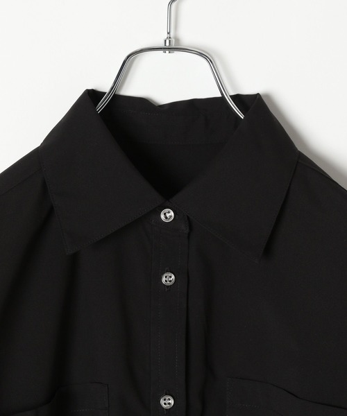 【セール】【HEREIAM】撥水／ドロストヘムシャツ（シャツ/ブラウス）｜HEREIAM（ヘレイアム）