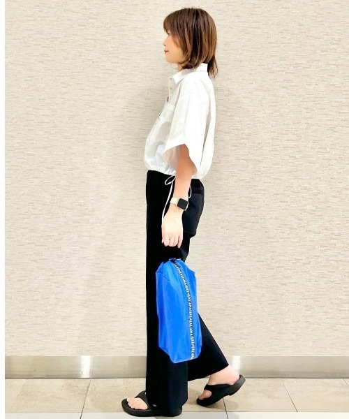 【セール】【HEREIAM】撥水／ドロストヘムシャツ（シャツ/ブラウス）｜HEREIAM（ヘレイアム）