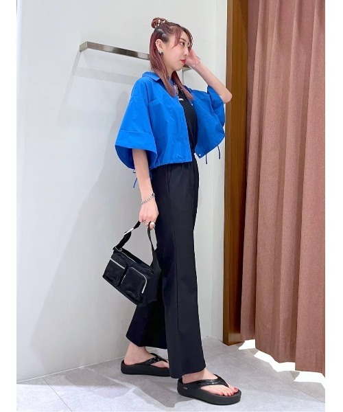 【セール】【HEREIAM】撥水／ドロストヘムシャツ（シャツ/ブラウス）｜HEREIAM（ヘレイアム）