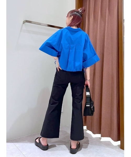 【セール】【HEREIAM】撥水／ドロストヘムシャツ（シャツ/ブラウス）｜HEREIAM（ヘレイアム）