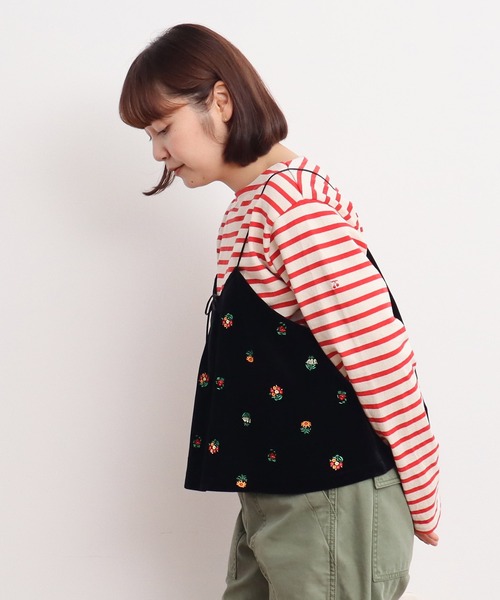 CHILD WOMAN（チャイルドウーマン）の「ベロアカラフル刺繍