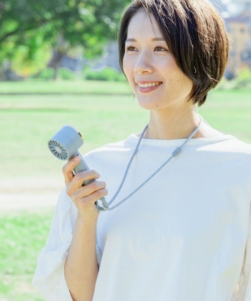 MARK'S(マークス)の「ペルチェ冷却機能ハンディファン カラビナ付(生活家電・レディース・ホワイト/ブルー/ピンク・FREE)」の9枚目の写真