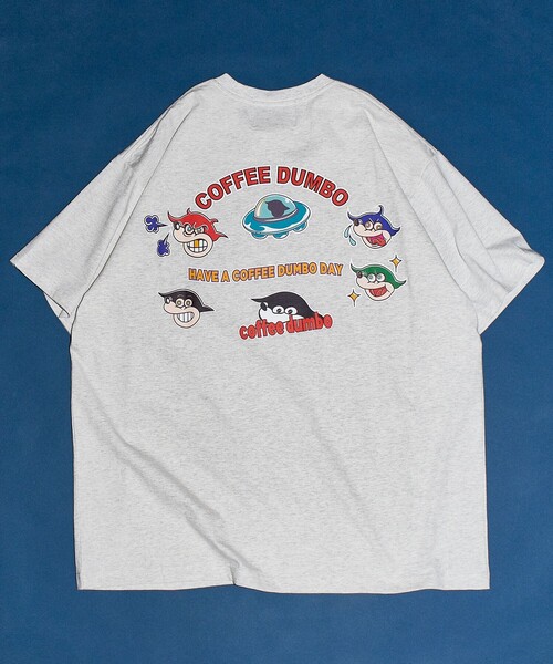 FREAK'S STORE（フリークスストア）の「COFFEE DUMBO/コーヒー ダンボ UFO TEE/ユーフォー Tシャツ/バックプリント（Tシャツ/カットソー・メンズ・ブラック/グレー/オフホワイト・MEDIUM/LARGE/X-LARGE）」の14枚目の写真