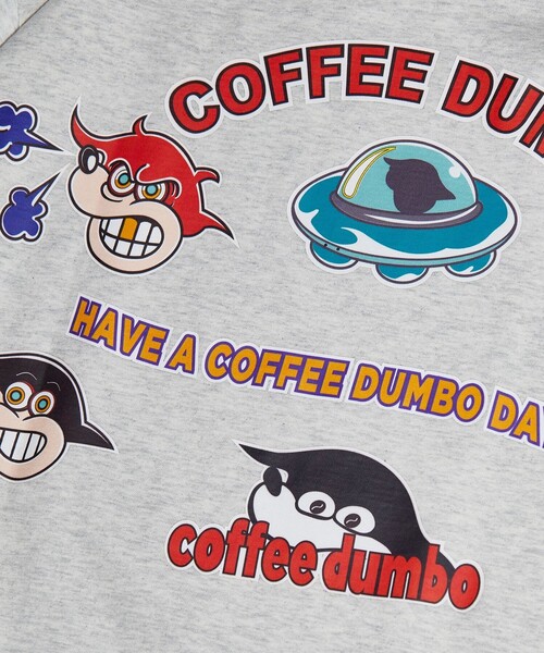FREAK'S STORE（フリークスストア）の「COFFEE DUMBO/コーヒー ダンボ UFO TEE/ユーフォー Tシャツ/バックプリント（Tシャツ/カットソー・メンズ・ブラック/グレー/オフホワイト・MEDIUM/LARGE/X-LARGE）」の13枚目の写真