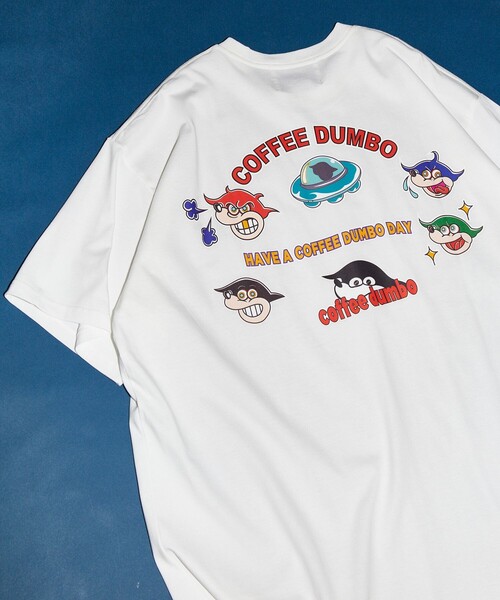 FREAK'S STORE（フリークスストア）の「COFFEE DUMBO/コーヒー ダンボ UFO TEE/ユーフォー Tシャツ/バックプリント（Tシャツ/カットソー・メンズ・ブラック/グレー/オフホワイト・MEDIUM/LARGE/X-LARGE）」の10枚目の写真