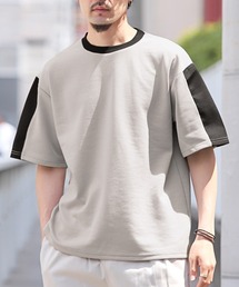 袖切り替え半袖Tシャツ