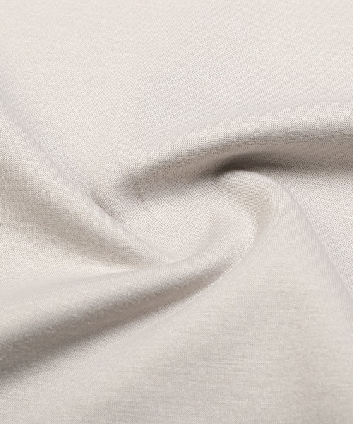 LUXSTYLE(ラグスタイル)の「袖切り替え半袖Tシャツ(Tシャツ/カットソー・メンズ・ブラック/グレイッシュベージュ/ホワイト・M/L)」の9枚目の写真