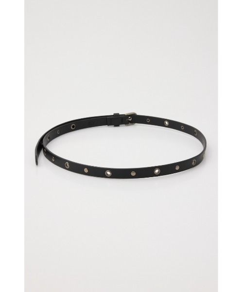 SLY（スライ）の「EYELET THIN BELT アイレット シン ベルト（ベルト・レディース・ブラック/ホワイト・FREE）」の9枚目の写真