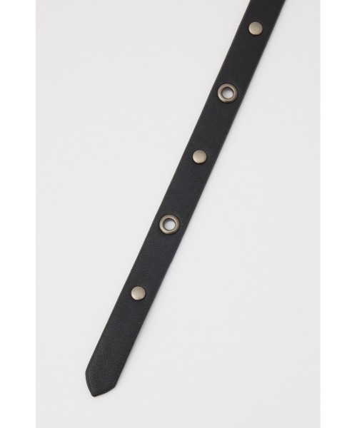 SLY（スライ）の「EYELET THIN BELT アイレット シン ベルト（ベルト・レディース・ブラック/ホワイト・FREE）」の12枚目の写真