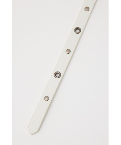 SLY（スライ）の「EYELET THIN BELT アイレット シン ベルト（ベルト・レディース・ブラック/ホワイト・FREE）」の6枚目の写真