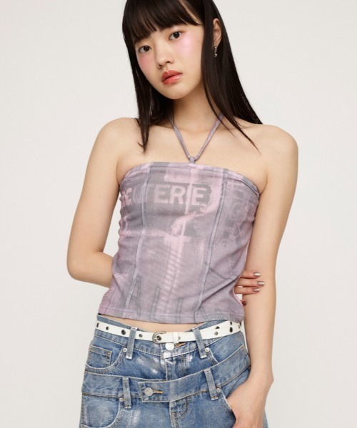 SLY（スライ）の「EYELET THIN BELT アイレット シン ベルト（ベルト・レディース・ブラック/ホワイト・FREE）」の8枚目の写真