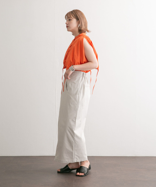 KBF(ケイビーエフ)の「フロントZIPペンシルスカート(スカート・レディース・ライトベージュ/オレンジ系その他・ONE)」の15枚目の写真