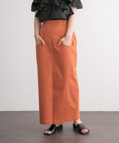 KBF(ケイビーエフ)の「フロントZIPペンシルスカート(スカート・レディース・ライトベージュ/オレンジ系その他・ONE)」の17枚目の写真