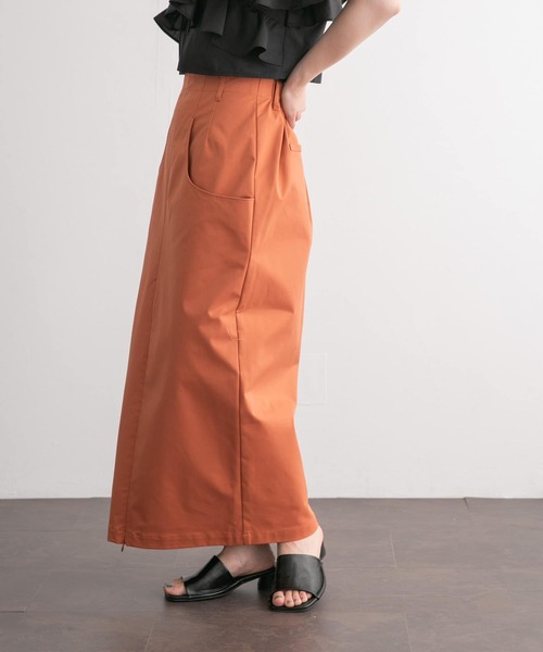 KBF(ケイビーエフ)の「フロントZIPペンシルスカート(スカート・レディース・ライトベージュ/オレンジ系その他・ONE)」の18枚目の写真