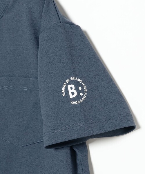 B:MING by BEAMS（ビーミングバイビームス）の「ランド アンド ウォーター クルーネック Tシャツ（100～140cm）（Tシャツ/カットソー・キッズ・グレー/ブルー・100/110/120/130/140）」の17枚目の写真