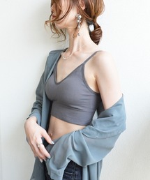 styiro | 【9色展開】カップインシームレスブラトップキャミ ノンワイヤー(キャミソール)