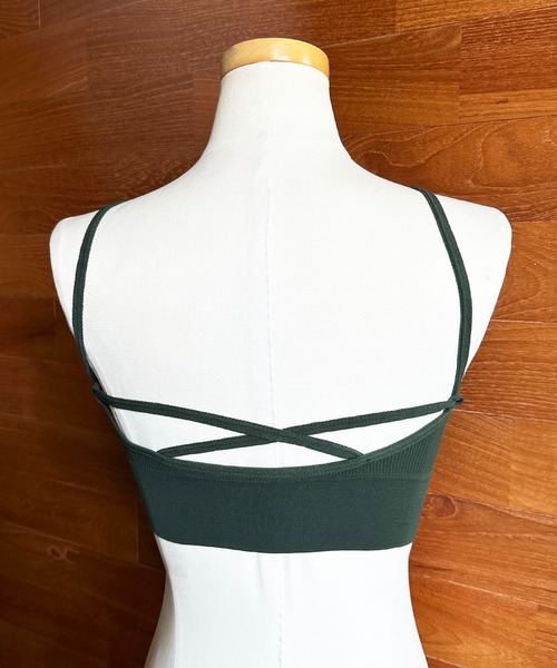 styiro（スタイロ）の「【9色展開】カップインシームレスブラトップキャミ ノンワイヤー（キャミソール・レディース・ピンク系その他/ピンク/グリーン/ホワイト/ブラック/ブルー/グレー/イエロー/ベージュ・FREE）」の14枚目の写真