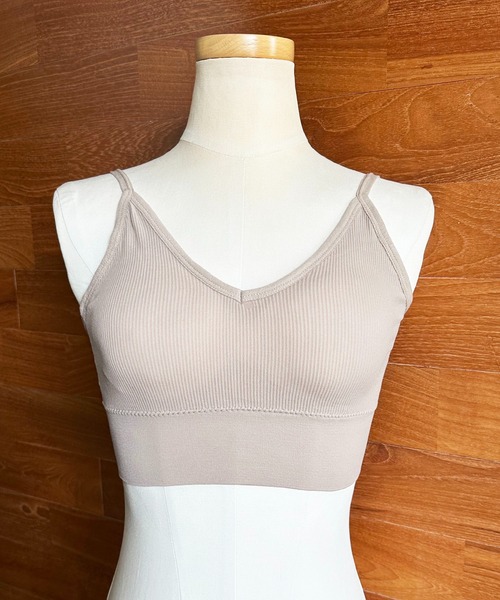 styiro（スタイロ）の「【9色展開】カップインシームレスブラトップキャミ ノンワイヤー（キャミソール・レディース・ピンク系その他/ピンク/グリーン/ホワイト/ブラック/ブルー/グレー/イエロー/ベージュ・FREE）」の11枚目の写真