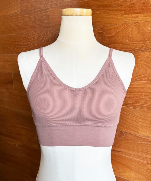 styiro（スタイロ）の「【9色展開】カップインシームレスブラトップキャミ ノンワイヤー（キャミソール・レディース・ピンク系その他/ピンク/グリーン/ホワイト/ブラック/ブルー/グレー/イエロー/ベージュ・FREE）」の21枚目の写真