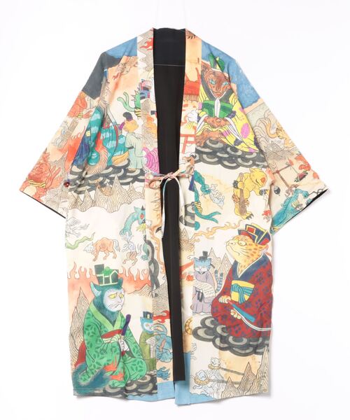 カヤ（カヤ）の「【石黒亜矢子×倭物やカヤ】リバーシブル羽織  