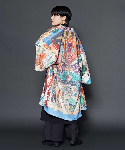 カヤ（カヤ）の「【石黒亜矢子×倭物やカヤ】リバーシブル羽織