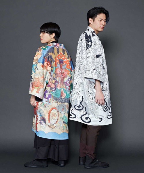 カヤ（カヤ）の「【石黒亜矢子×倭物やカヤ】リバーシブル羽織 