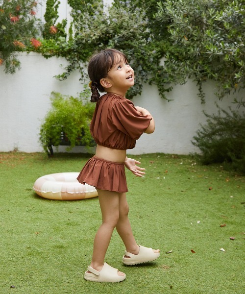 riziere(リジェール)の「プラットフォームサンダル(サンダル・キッズ・ライトベージュ/ブラック・15cm/16cm/17cm/18cm/19cm)」の12枚目の写真