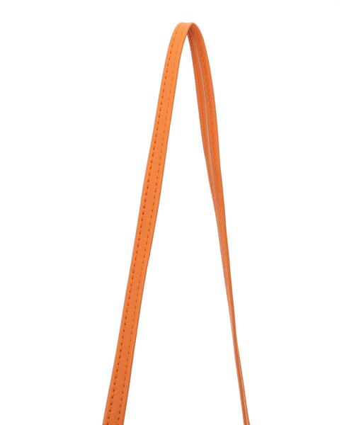 Green　Parks（グリーンパークス）の「ムジークタイガー/うちわショルダー（ショルダーバッグ・レディース・パープル/オレンジ/イエロー/ホワイト/ピンク/グリーン/レッド/ブラック/ブルー・FREE）」の21枚目の写真