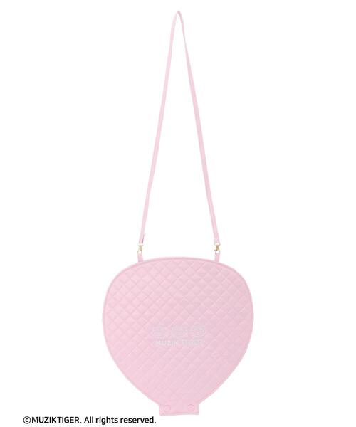 Green　Parks（グリーンパークス）の「ムジークタイガー/うちわショルダー（ショルダーバッグ・レディース・パープル/オレンジ/イエロー/ホワイト/ピンク/グリーン/レッド/ブラック/ブルー・FREE）」の13枚目の写真