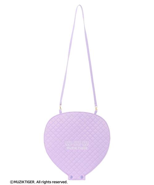 Green　Parks（グリーンパークス）の「ムジークタイガー/うちわショルダー（ショルダーバッグ・レディース・パープル/オレンジ/イエロー/ホワイト/ピンク/グリーン/レッド/ブラック/ブルー・FREE）」の6枚目の写真