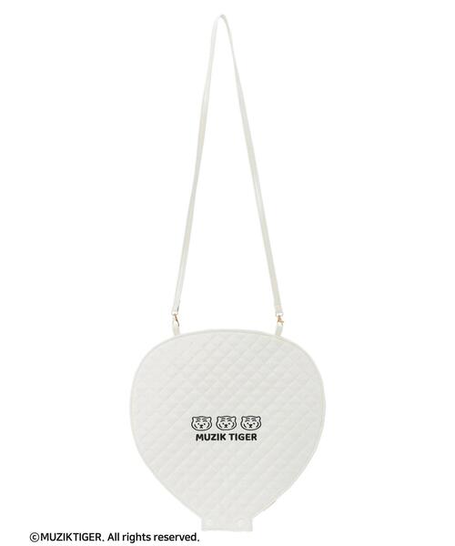 Green　Parks（グリーンパークス）の「ムジークタイガー/うちわショルダー（ショルダーバッグ・レディース・パープル/オレンジ/イエロー/ホワイト/ピンク/グリーン/レッド/ブラック/ブルー・FREE）」の2枚目の写真