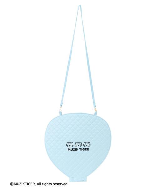 Green　Parks（グリーンパークス）の「ムジークタイガー/うちわショルダー（ショルダーバッグ・レディース・パープル/オレンジ/イエロー/ホワイト/ピンク/グリーン/レッド/ブラック/ブルー・FREE）」の5枚目の写真