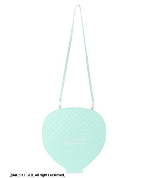 Green　Parks（グリーンパークス）の「ムジークタイガー/うちわショルダー（ショルダーバッグ・レディース・パープル/オレンジ/イエロー/ホワイト/ピンク/グリーン/レッド/ブラック/ブルー・FREE）」の4枚目の写真